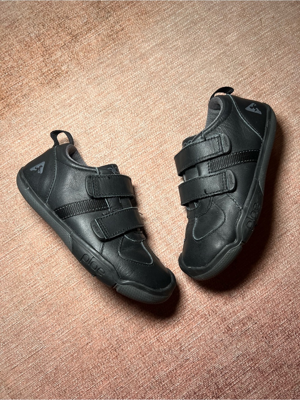 Plae black school uniform shoes size 11
